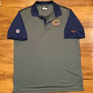 NFL Dri-Fit Chicago Bears Golf Polo